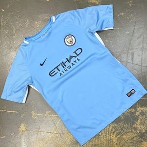 Nike Manchester City Home Soccer Jersey On Field Large 847403-489 Women’s